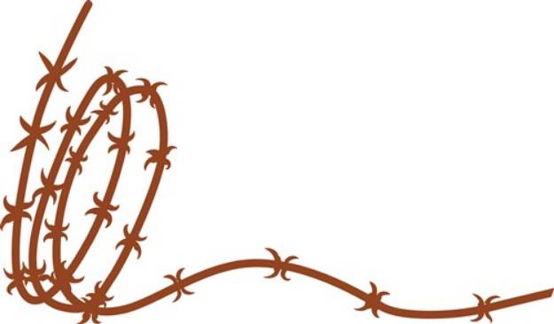 Picture of Barbed Wire SVG File