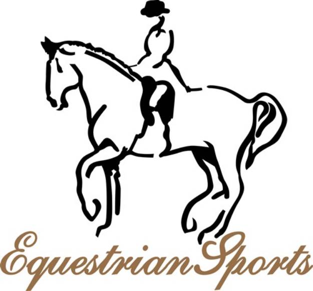Picture of Equestrian Sports SVG File