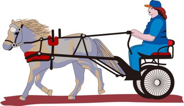 Picture of Horse And Cart SVG File