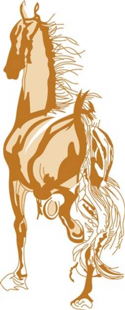 Picture of Horse Rear SVG File