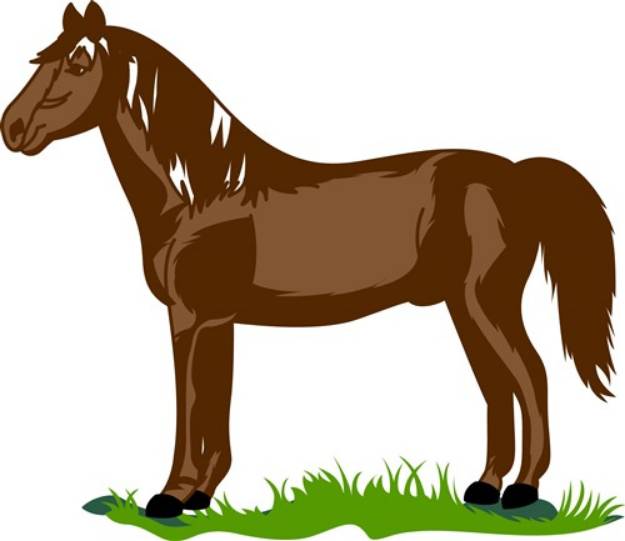 Picture of Morgan Horse SVG File