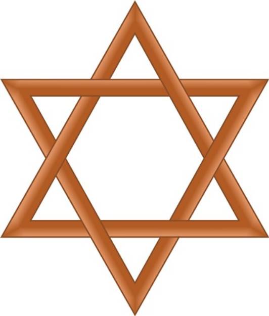 Picture of Star of David SVG File