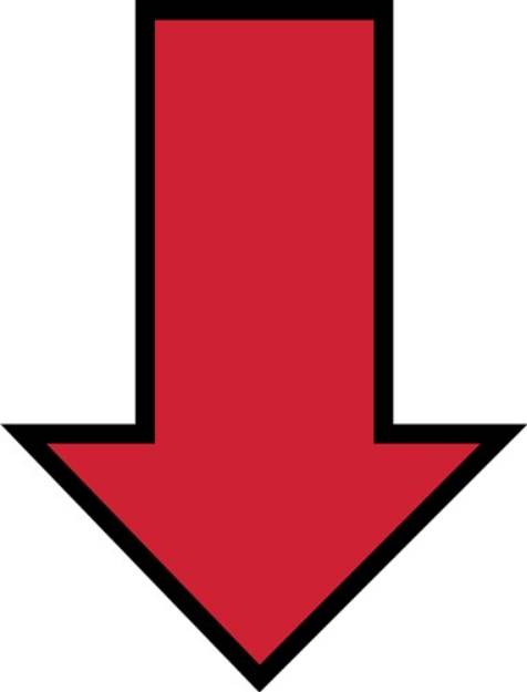 Picture of Red Arrow SVG File