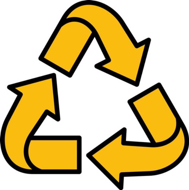 Picture of Recycling Arrows SVG File