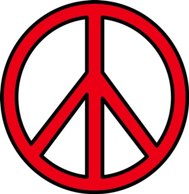 Picture of Peace Symbol SVG File
