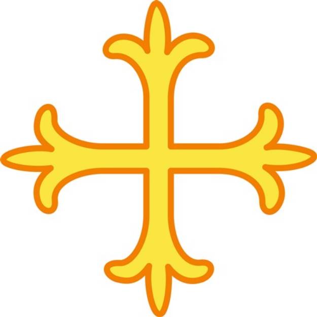 Picture of Ornate Cross SVG File