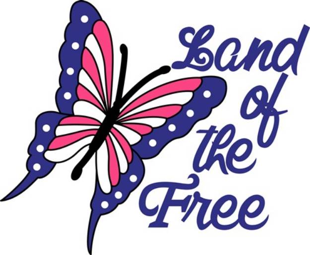 Picture of Land Of The Free SVG File