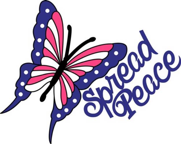 Picture of Spread Peace SVG File