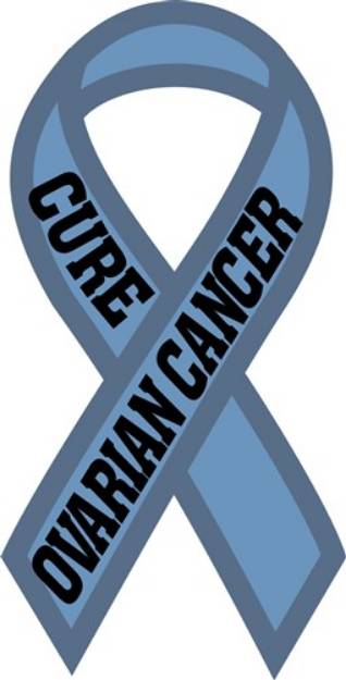 Picture of Cure Ovarian Cancer SVG File