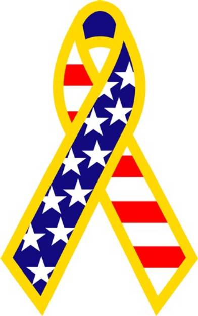 Picture of Support Troops Ribbon SVG File