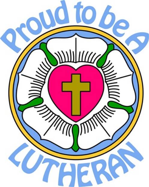 Picture of Proud Lutheran SVG File