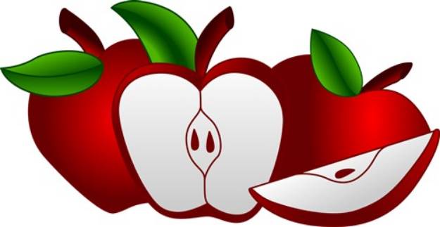 Picture of Red Apples SVG File