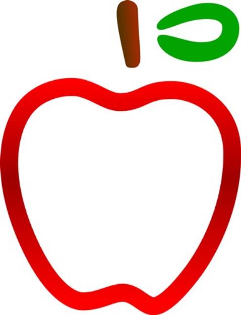 Picture of Abstract Apple SVG File