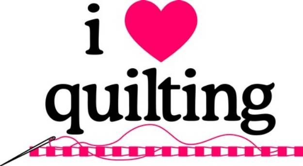 Picture of I Love Quilting/Border SVG File
