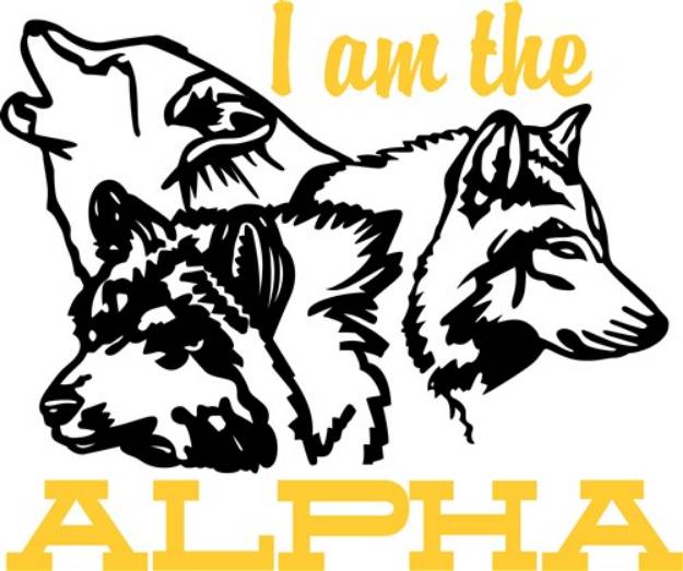 Picture of I Am The Alpha SVG File