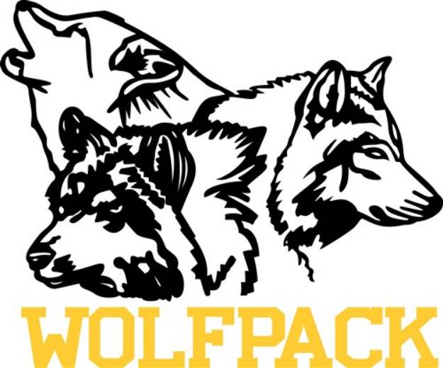 Picture of Wolfpack SVG File