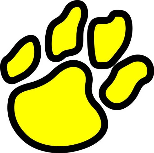 Picture of Paw Print SVG File