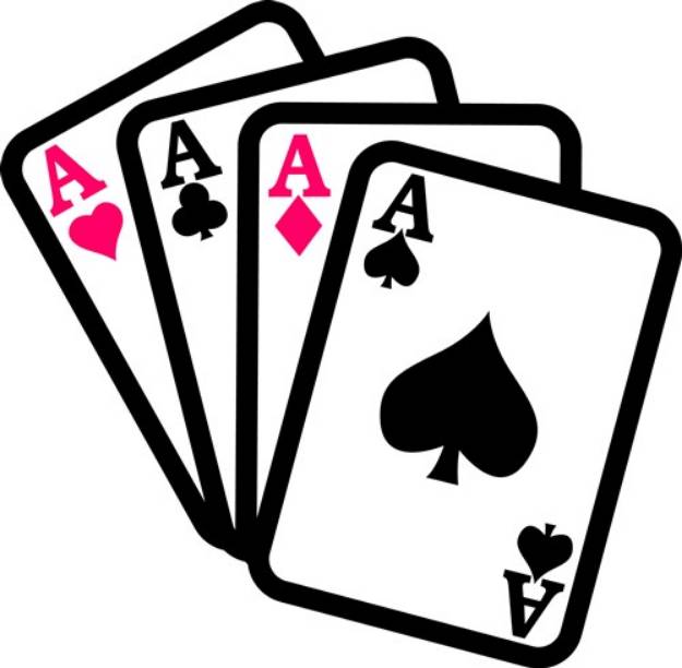 Picture of Four Aces SVG File