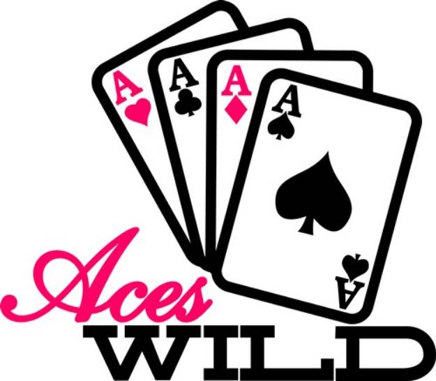 Picture of Aces Wild SVG File