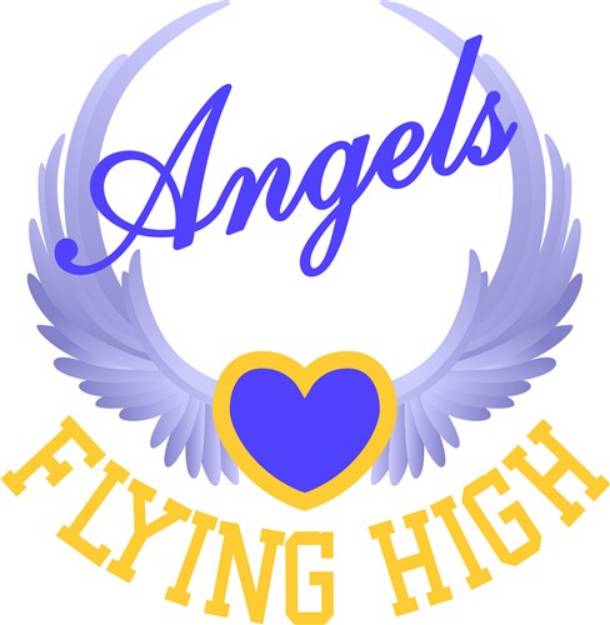 Picture of Angels Flying High SVG File