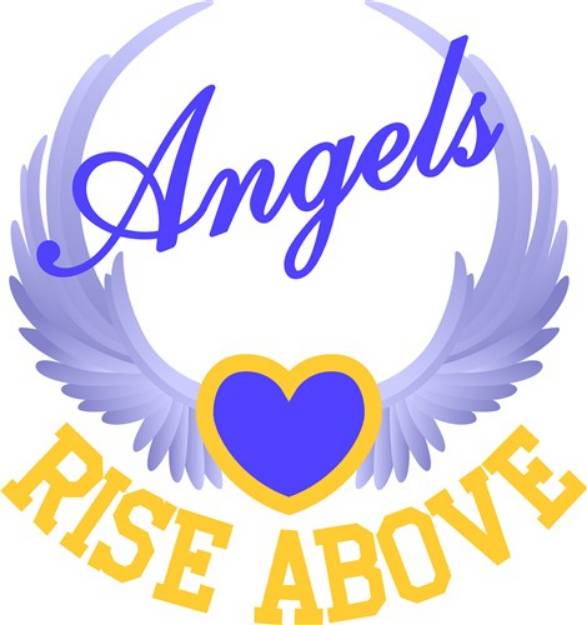 Picture of Angels Rise Above SVG File