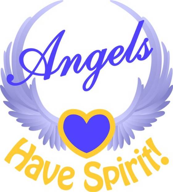Picture of Angels Have Spirit SVG File