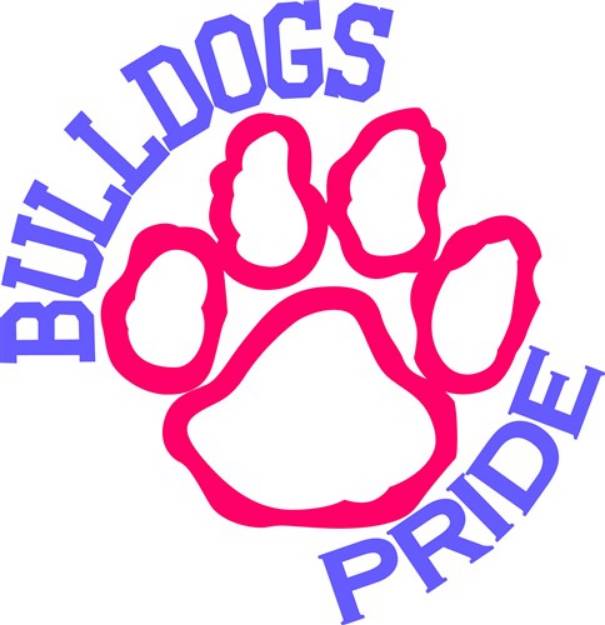 Picture of Bulldogs Pride SVG File