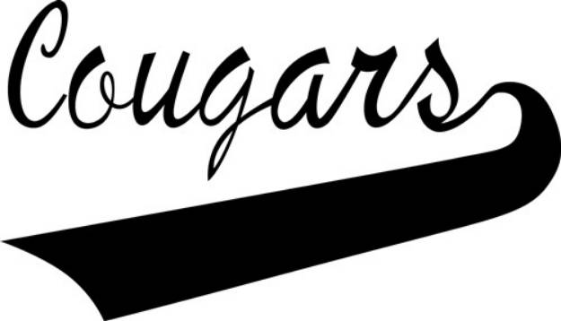 Picture of Cougars   SVG File