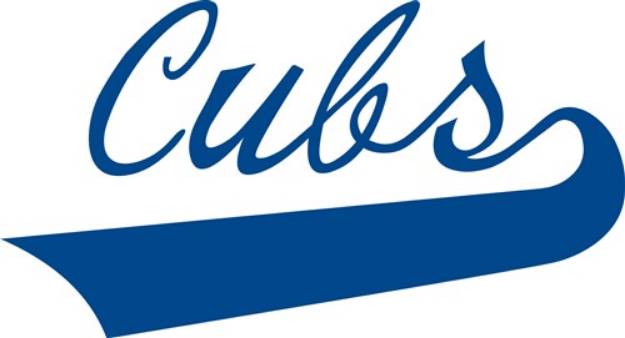 Picture of Cubs   SVG File