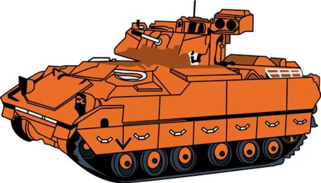 Picture of Bradley Tank SVG File