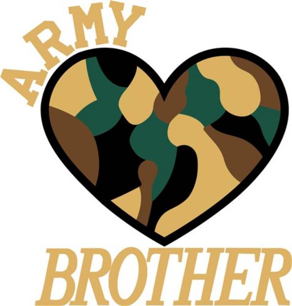 Picture of Army Brother SVG File
