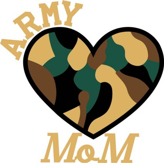 Picture of Army Mom SVG File