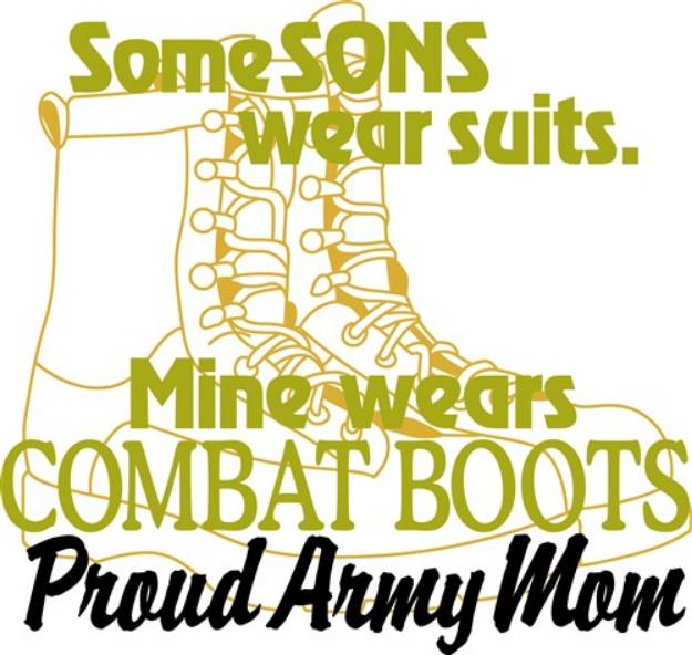 Picture of Proud Army Mom SVG File