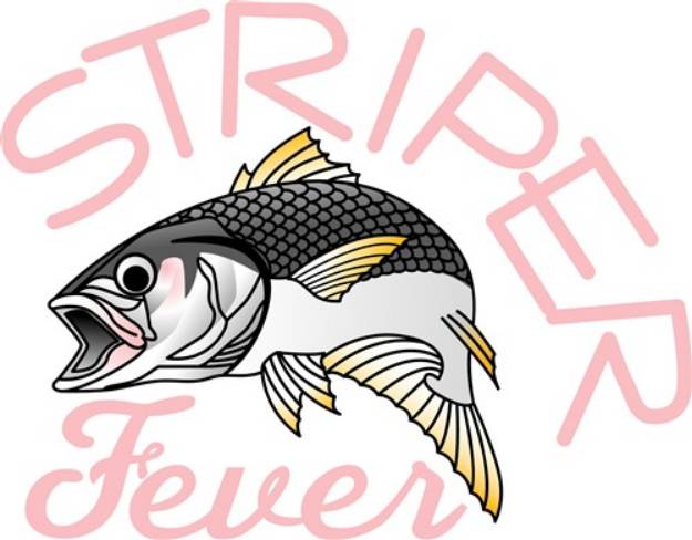 Picture of Striper Fever SVG File