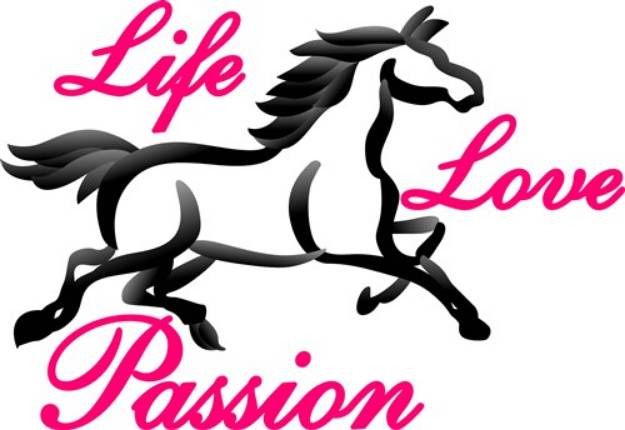Picture of Life, Love, Passion SVG File
