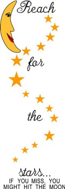 Picture of Reach For Stars SVG File
