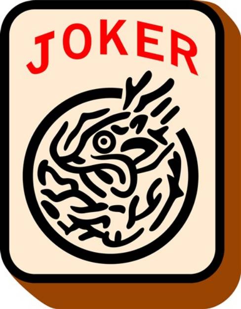 Picture of Mahjong Joker SVG File