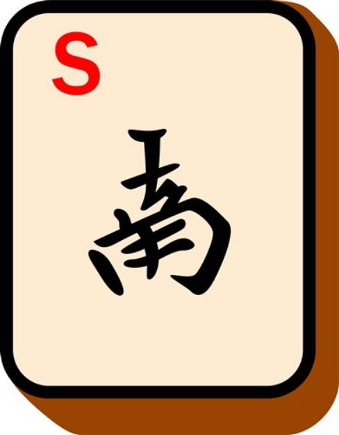 Picture of Mahjong South SVG File