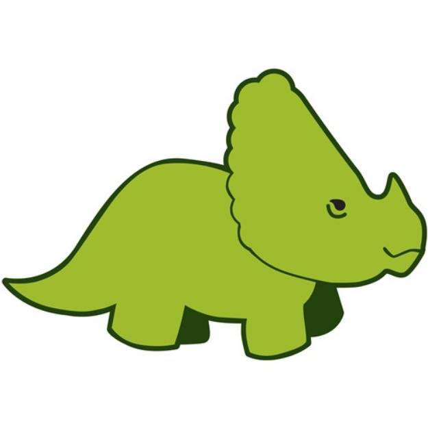 Picture of Triceratops SVG File
