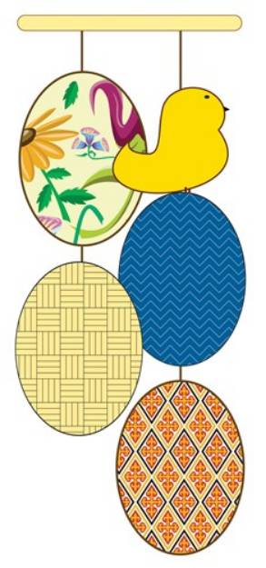 Picture of Easter Egg Chick SVG File