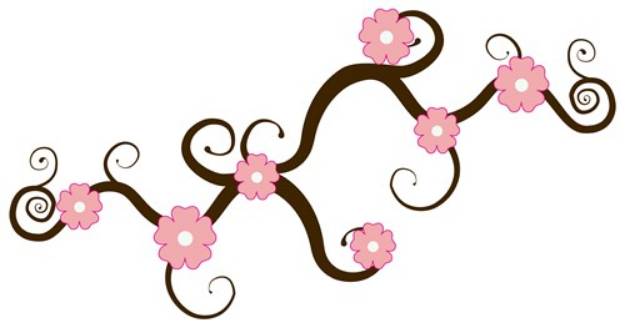 Picture of Cherry Blossoms SVG File
