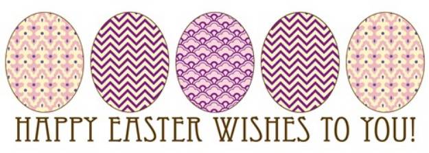 Picture of Easter Wishes SVG File