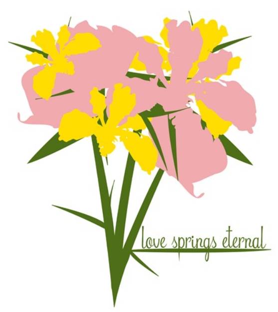 Picture of Love Springs Eternal SVG File