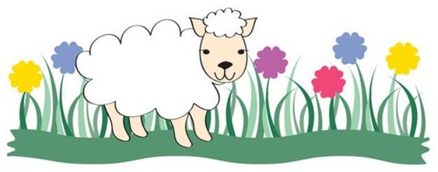 Picture of Spring Lamb SVG File