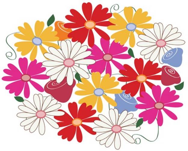 Picture of Flower Patch SVG File