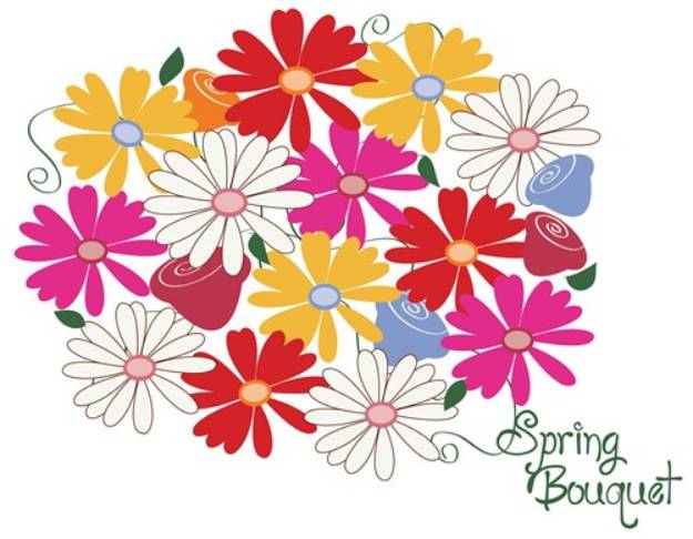 Picture of Spring Bouquet SVG File