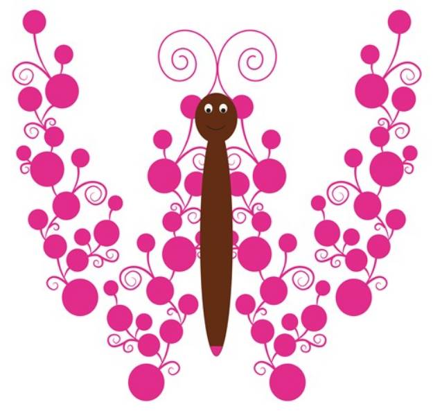 Picture of Pink Butterfly SVG File
