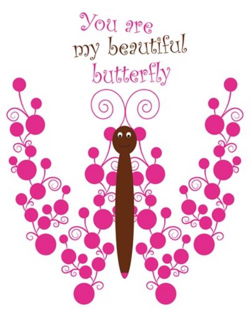 Picture of My Beautiful Butterfly SVG File