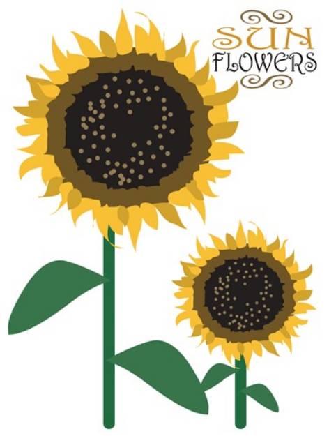 Picture of Sun Flowers SVG File