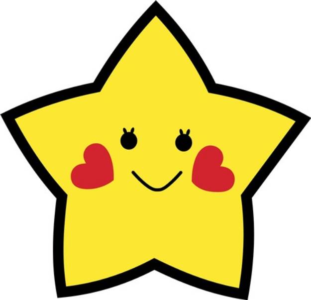 Picture of Happy Star SVG File